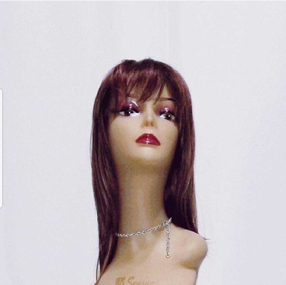 No more bad hair days- Auburn wig, synthetic